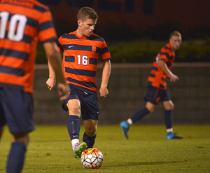 Freshman midfielder Andreas Jenssen provided a boost to Syracuse's midfield on Sept. 25 by allowing Oyvind Alseth to move to a wing position, where he notched three assists.