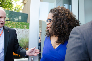 Oprah Winfrey was on campus Monday for the dedication of the Dick Clark Studios and Alan Gerry Center for Media Innovation.