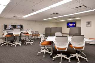 Classroom space that was renovated as part of the Newhouse II construction will be used by students and faculty.