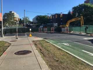 A detour has been set up at the intersection of Comstock and Waverly avenues to allow for summer construction projects to be completed. Photo taken June 22, 2016