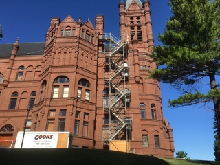 Four new bells are being added to the Crouse College Bell Tower this summer to enhance its musical capabilities. Photo taken June 22, 2016